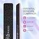 PANA 10pcs Jumbo DoubleSided Emery Nail File for Manicure Pedicure Natural and Acrylic Nails Black Grit 6060