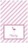 MyExpression.com MyExpressioncom 50 Hot Pink Flamingo Thank You Cards