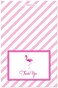 MyExpression.com MyExpressioncom 50 Hot Pink Flamingo Thank You Cards