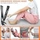 مقص أظافر القدم من DRMODE لكبار السن، للأظافر السميكة، مقص أظافر كبير مائل للرجال، للأظافر الغائرة السميكة بفتحة واسعة، مقص أظافر شديد التحمل برأس مائل مع ماسك، أسود اللون
