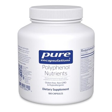 Pure Encapsulations Polyphenol Nutrients Hypoallergenic Nutrient Dense MultivitaminMineral Formula 180 Capsules