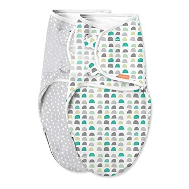 SwaddleMe Luxe Easy Change Swaddle SmallMedium 2 Pack Gum Drops 03 Months 58763