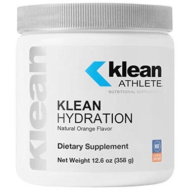Klean Athlete Klean Hydration Electrolyte Replacement Formula to Hydrate Maintain Electrolyte Balance and Rehydrate During Physical Activity 126 Ounces Natural Orange Flavor