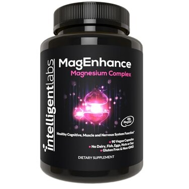 مركب المغنيسيوم MagEnhance من Intelligent Labs، يحتوي على ماجتين إل ثريونات جليسينات لتحسين النوم