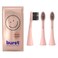 BURST Genuine Replacement Heads for Original Sonic Electric Toothbrush Rose Gold3 Pack Ultra Soft Bristles for a Deep Clean Stain Plaque Removal