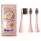 BURST Genuine Replacement Heads for Original Sonic Electric Toothbrush Rose Gold3 Pack Ultra Soft Bristles for a Deep Clean Stain Plaque Removal