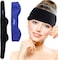 NEWGO Headache Ice Pack Head Wrap for Migraines FSA Eligible Cold Pack Head Ice Therapy Wrap for Headache Relief Tension Sinus Pain Chemo Head Injuries