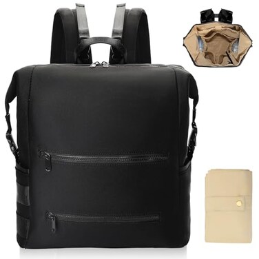 Omanmoli Diaper Bag Backpack Large Neoprene Baby Bag for Boys Girls