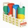 HOMELIA Car Tissues Holder with Facial Tissues 4 Canisters Cup Holder Tissue Cylinder Soft Facial Tissues for Car Round Boxes Replacement for Kleenex Tubes Cylinder Cube Boxes Total 240 Tissues