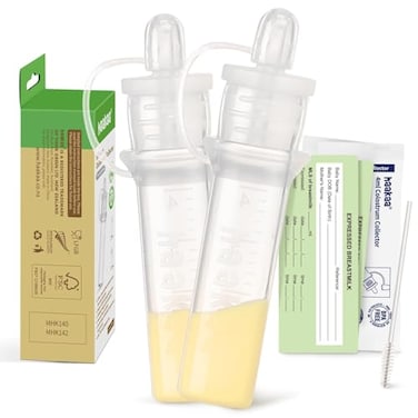 haakaa Colostrum Collector kit Colostrum Syringes for Breastmilk to Collect Feed Store ReadytoUse 01oz4ml 2 PK