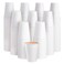 JOLLY PARTY 300 Pack 12 oz Disposable Paper Coffee Cup HotCold Beverage Drinking Cups for Water Paper Coffee Cups White Hot Coffee Cups