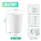 JOLLY PARTY 300 Pack 12 oz Disposable Paper Coffee Cup HotCold Beverage Drinking Cups for Water Paper Coffee Cups White Hot Coffee Cups