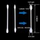 Quanzhou Chenchenchen Precision Makeup Cotton Swabs DoubleEnded XL Cotton Buds with Pointed and Flat TipsExtra Large Cotton Tips ApplicatorExcellent Beauty Tools for Effective Makeup and Personal Care
