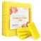 SALVMARY Disposable Foot Scrubber Sponge Pads Pedicure Pumice Stone for Feet Callus Remover Medium Coarse Yellow 40Pcs
