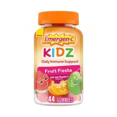 Emergen-C EmergenC Kidz Daily Immune Support Dietary Supplements Flavored Gummies with Vitamin C and B Vitamins Fruit Fiesta Flavored Gummies Back to School Essentials 44 Count