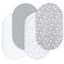Moonsea Bassinet Sheets Set 4 Pack for Baby Boy or Girl Universal Fit for Oval Hourglass and Rectangular Mattress Grey