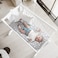 Moonsea Bassinet Sheets Set 4 Pack for Baby Boy or Girl Universal Fit for Oval Hourglass and Rectangular Mattress Grey