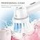 رؤوس فرشاة أسنان SetSail لفرشاة أسنان Oral-B الكهربائية الاحترافية، عبوة من 8 رؤوس، شعيرات دوبونت متوسطة النعومة، رؤوس فرشاة أسنان بديلة، رؤوس فرشاة تنظيف دقيقة، عبوات إعادة تعبئة