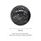 Brass Statu BRABUD 2in Marble Health Stress Exercise Baoding Balls Black Grey Craft Collection BS002