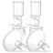 Maymom MyFit Flange Set TwoPiece Breast Shield 15mm Small Base Connector Compatible with Selected Ameda Breast Pumps Shield 15mm Connector