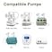 Maymom MyFit Flange Set TwoPiece Breast Shield 15mm Small Base Connector Compatible with Selected Ameda Breast Pumps Shield 15mm Connector