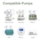 Maymom MyFit Flange Set TwoPiece Breast Shield 15mm Small Base Connector Compatible with Selected Ameda Breast Pumps Shield 15mm Connector