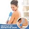 Generic Silicone Bath Brush Long Handle Double Sided Soft Hair Bath Scrub Massage Brush Lazy Back Rubbing Artifact Thickened Body Brush Blue