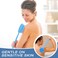 Generic Silicone Bath Brush Long Handle Double Sided Soft Hair Bath Scrub Massage Brush Lazy Back Rubbing Artifact Thickened Body Brush Blue