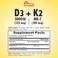 Sundance Vitamin D3 K2 40 Quick Release Softgels 5000 IU