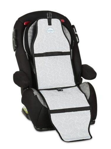 Cool Carats Car Seat Cooling Pad for Babies Toddlers and Kids Comfortable and Durable Cooling Pad for Hot Summer Days One Size Fits All Black and White