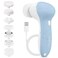 CLSEVXY Rechargeable Facial Cleansing Spin Brush Set with 7 Exfoliating Brush Heads Complete Face Spa System by Advanced Microdermabrasion for Gentle Exfoliation and Deep Scrubbing
