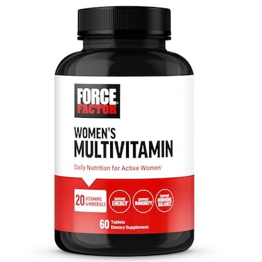 Force Factor Womens Multivitamin Multivitamin for Women to Support Hormone Balance Energy Immunity and Gut Health with 20 Vitamins Minerals Ashwagandha Chasteberry and More 60 Tablets