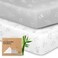 KeaBabies Pack and Play Sheets Fitted 2pk Mini Crib Sheets for Pack N Play ABC Land