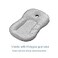 KAKIBLIN Baby Bath Mat Baby Bath Cushion Soft AntiSlip Bath Pad Toddler Bath Pillow Grey