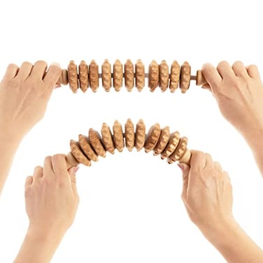 Tuuli Accessories Flexi Wooden Massage Roller MultiFunctional Body Roller for Cellulite Muscle Tension and Skin Health Support Natural Massager for Women and Men
