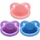LittleForBig Bigshield GenerationI Pacifier 3 Paci Pack Pink LightBlue Purple