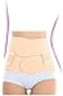 Healthcom Waist Slimming Belt Shaper Wrapper Band Abdomen Abdominal Binder Women Postnatal Pregnancy BeltSupport Back After Birth Belly Band Postpartum Recoery Support Girdle Belt BellySizeM