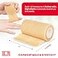 Ever Ready First Aid Self Adherent Cohesive Wrap Bandages 4 x 5 Yards for First Aid Sprains Swelling Sports Pets Tan 6 Count