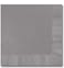 Canopy Street Pewter Beverage Napkins 100 Count 3 Ply Gray Napkin Pack 4 34 x 4 34 Square Grey Cocktail Napkins