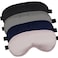 LERSVICVIL 4 Pack Eye Mask for Sleeping Silky Soft Satin Blindfold Adjustable Strap Night Eye Cover for Women Men