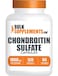 كبسولات كبريتات الكوندرويتين من BulkSupplements.com، مكمل غذائي، كبريتات الكوندرويتين 1000 ملغ، خالية من الغلوتين، كبسولتان لكل جرعة، 120 كبسولة، عبوة واحدة