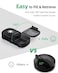 PULIV Extra Large Weekly Pill Organizer 2 Times a Day OneSide Open Pill Box 7 Day for Easy Filling Black Privacy Protection AM PM Pill Case for Vitamins Medication Supplements Fish Oils Black