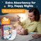 Inspire Dimples Booster Pads Baby Diaper Doubler with Adhesive for Secure Fit 1 Size Fits All Diapers Boosts Absorbency No More leaks 60 Count