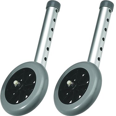 Carex 5 Walker Wheels Fixed