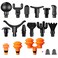 AiRelax Massage Gun Attachments for Hypervolt Go Upgraded 15 PCS Massager Heads to Meet Different Needs for Deep Tissue Muscle Massage Gun PlugnPlay MassageGun Accessories Easy to Use