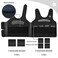 oboist Compression Vest for KidsGrey Weighted Vest for Kids Including 6 Removable Weights Large Ages 10