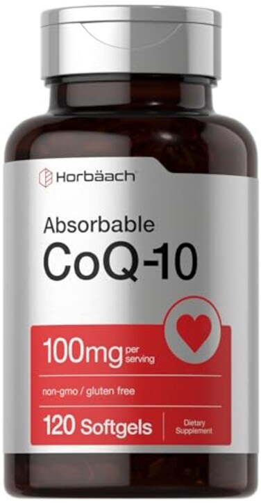Horb&Atilde;&curren;ach Horbach CoQ10 100mg Softgels 120 Count
