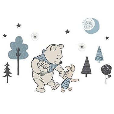 ملصقات جدارية متعددة الألوان من Lambs & Lambs Ivy Forever Pooh