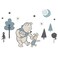ملصقات جدارية متعددة الألوان من Lambs & Lambs Ivy Forever Pooh