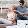 MEGAWISE Cordless Back Massager for Shoulders Waist Legs Rechargeable 3200mAh Battery 5 Speed and 5 2 Massage Nodes 5 Hard 2 Soilicone Nodes Massage While Moving Around